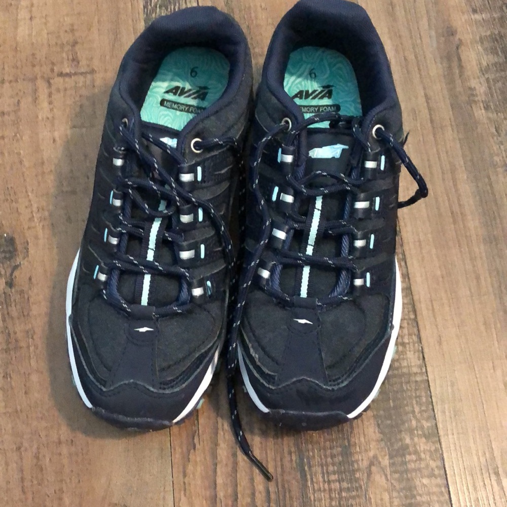 Pair of Avis memory foam sneakers size 6